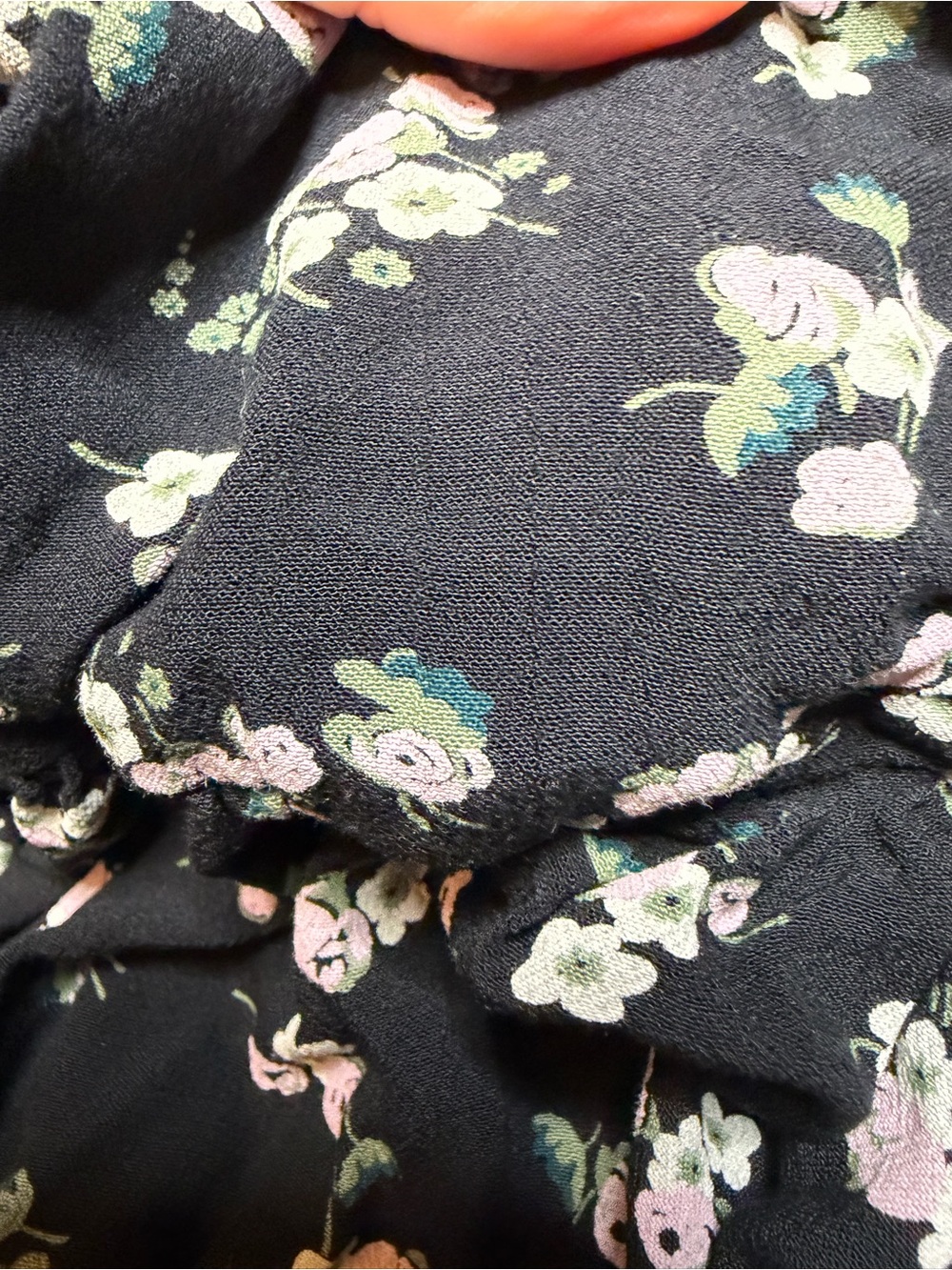 BP. Nordstrom S Black Floral Babydoll Dress | Puff Sleeve | Ditsy Floral - Picture 6 of 11